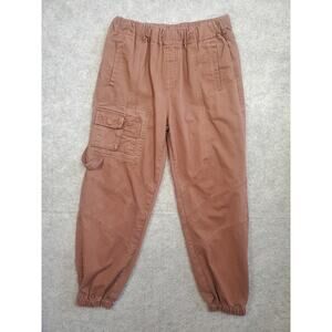 Women's Forever 21 Size Medium Brown Cargo Jogger Pants